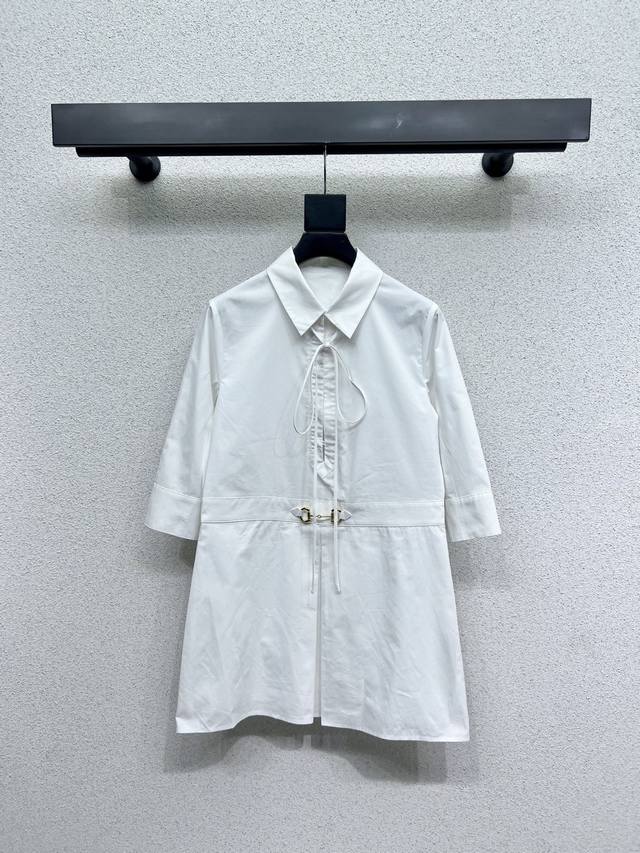 g Shirt-Style Dress Low-Key Luxury Three-Dimensional Tailoring Simple Line De