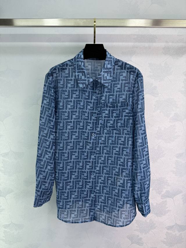 chane* 2025Ss New Shirt Suit Slightly Transparent, Looming, Fashionable, Care