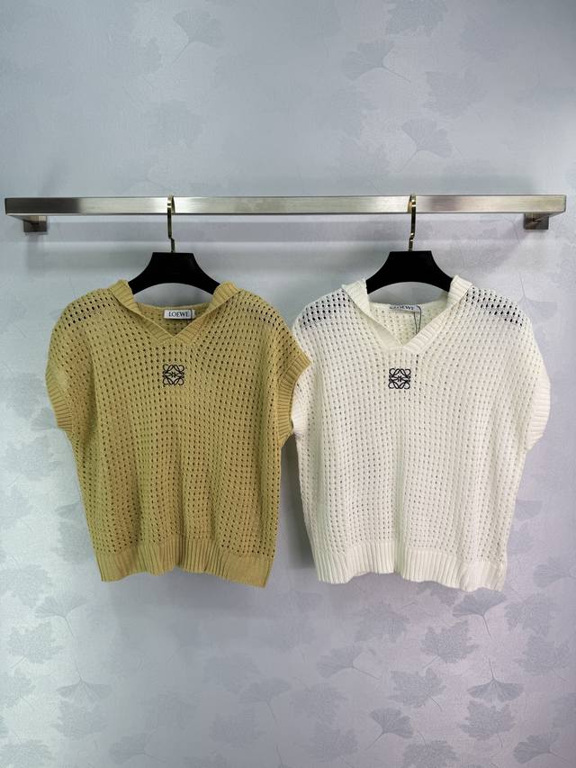 loew*25 Spring And Summer New Style Hooded Non-Knitted Vest Top Customized Yb