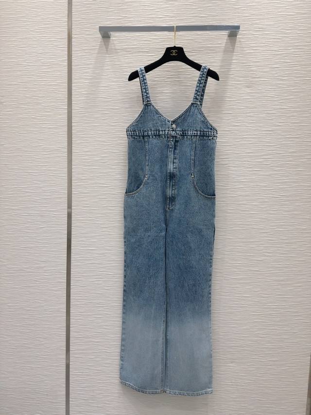 chane*2025Ss New Retro Denim Jeans, Double-Washed With Environmentally Friend