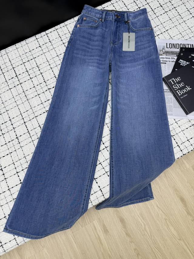 balenciag*25 Summer New Style All-Match Trousers With Embroidered Logo On The
