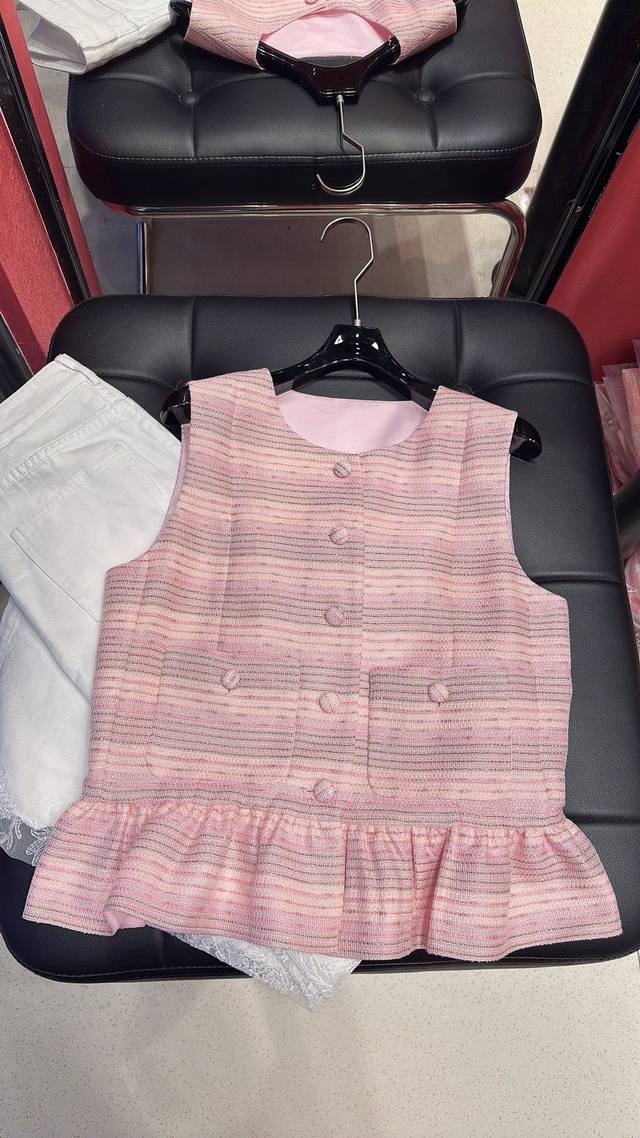 New Product Exclusive Sale Chane* Haute Couture Pink Vest Every Princess Can't R