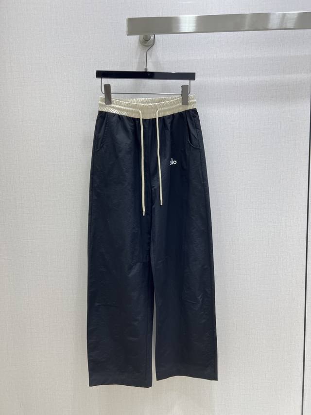Strongly Recommends Alo*2025 Spring And Summer New Style Drawstring Casual Strai