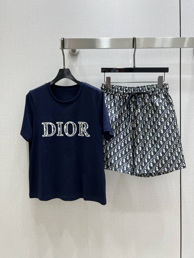 Highly Recommend Dio*2025 Spring And Summer New Casual Printed Suit Monograw Pen
