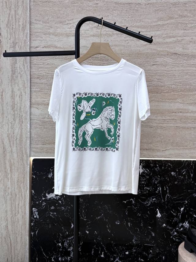 ad037#Silk T-Shirt Special Customized 89% Silk Printed Short Sleeve T-Shirt M