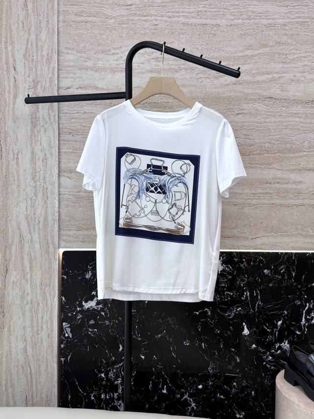 ad033#Silk T-Shirt Special Customized 89% Silk Printed Short Sleeve T-Shirt M