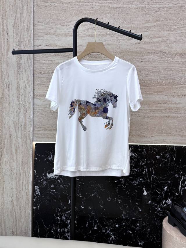 ad030#Silk T-Shirt Special Customized 89% Silk Printed Short Sleeve T-Shirt M