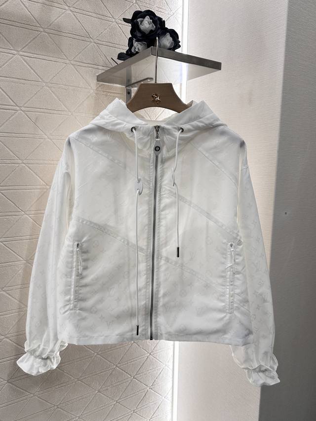 louis Vuitto*2025 New Arrivals Hooded Drawstring Sun Protection Jacket Custom