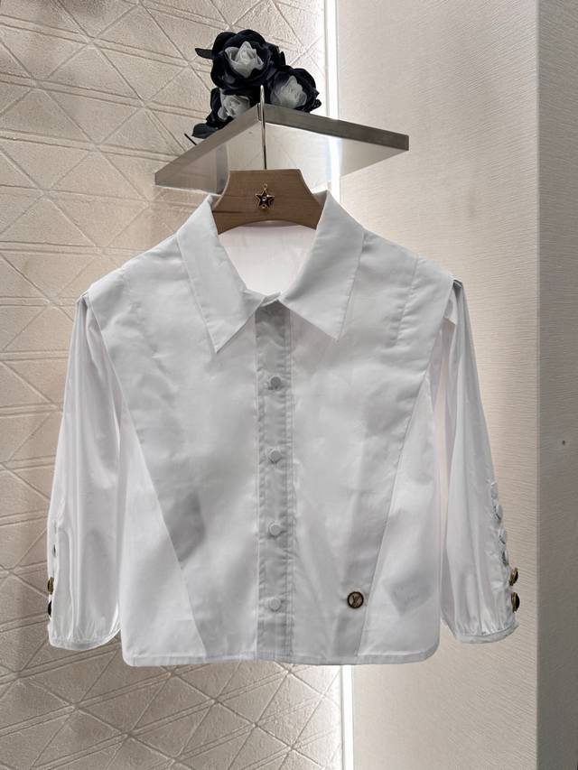 louisvuitto*2025 New Arrivals Short Mid-Length Sleeve Button-Down Top Customi