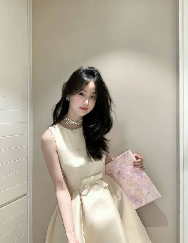 Dress Bowknot Waist Dress The Bowknot Has Some Playful Waist Design, Which Makes