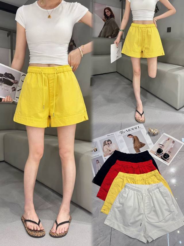 Pants Old Money Style Minimalist Elastic Drawstring Shorts Break The Traditional