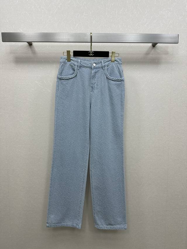 25Ss Chane *New Jeans Customized Hardware Soft Fabric Comfortable To Wear No