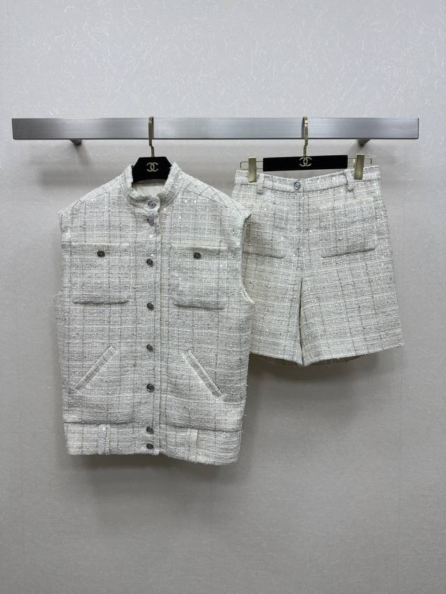 Vest Shorts 25Ss Chane *25Ss Vest Shorts Spring And Summer Series New White Twee