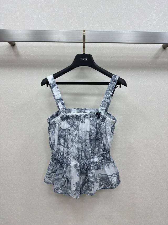 25Ss Dio *New Spring And Summer Animal Jungle Print Suspender Tube Top Custom