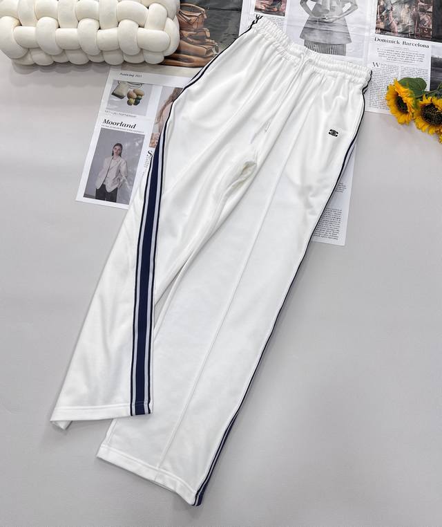Spring And Summer New Celine Triumphant College Style Casual Trousers Customized