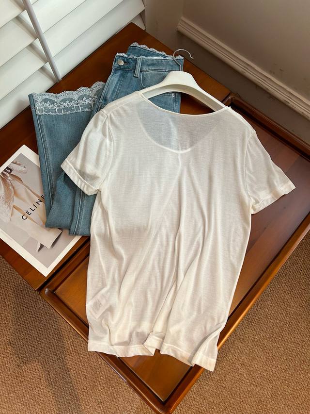 Summer Update - Round Neck Top 10% Mulberry Silk 90% Lyocell This 10% Mulberry S