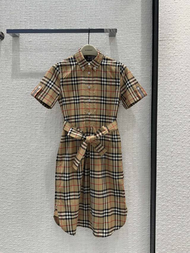 Exclusive First Release Original Quality Burbe*Ry Early Spring New Shirt-Style S