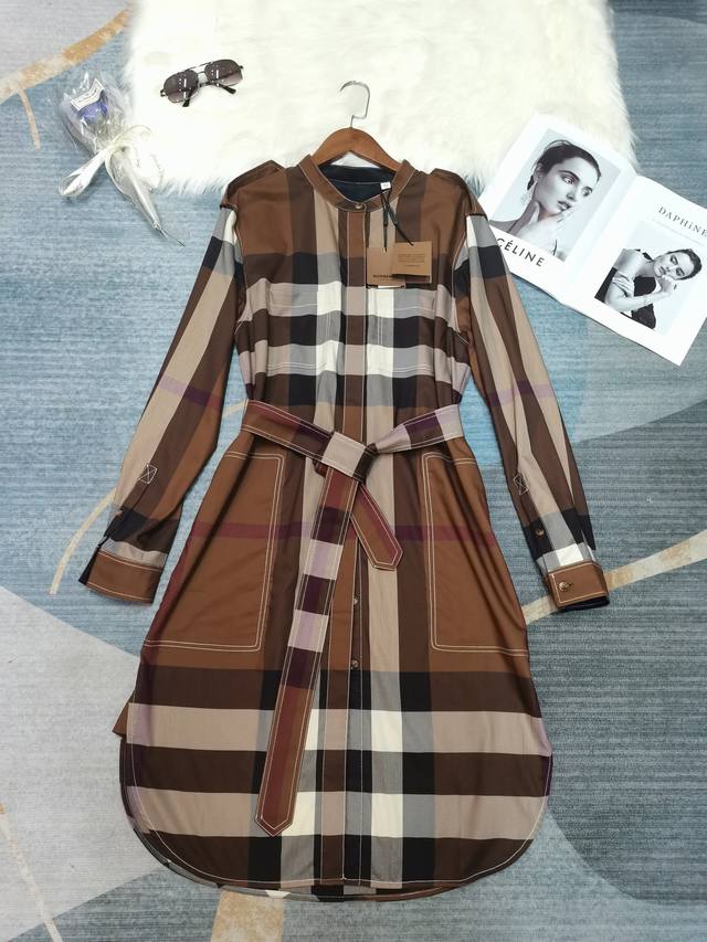 Strongly Recommends Burbe*Ry's New Early Spring Vintage Plaid Shirt Dress. Tempe