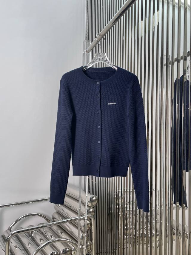 Real Photos Latest Miu 25New Cable Knit Cardigan Size Sml