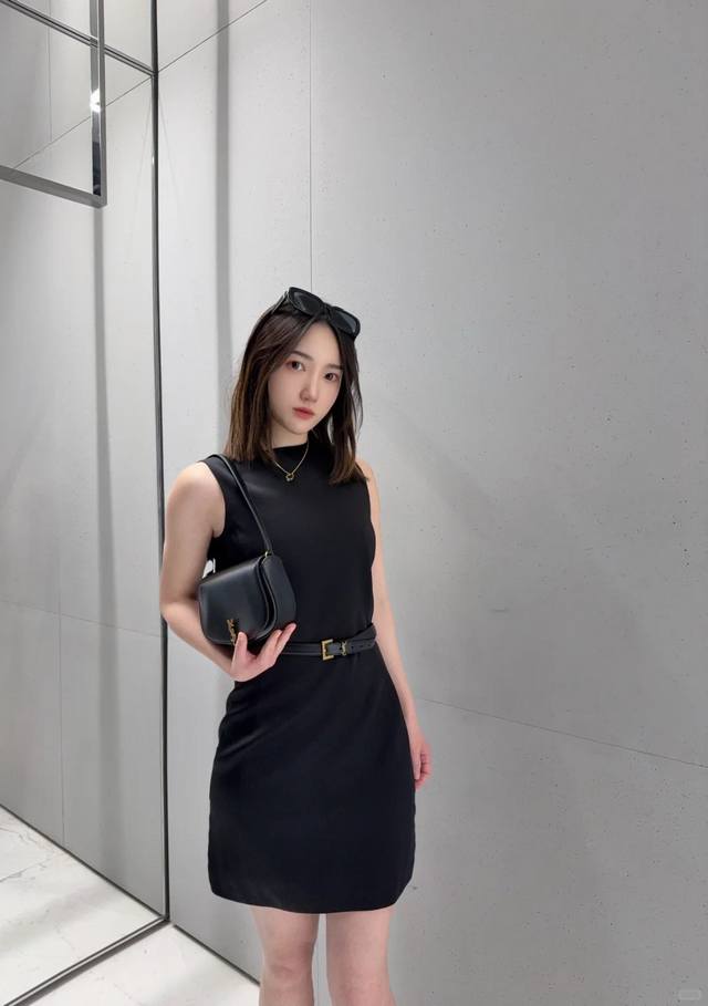 New Latest 25New Acetate Sleeveless Little Black Dress Size Sml