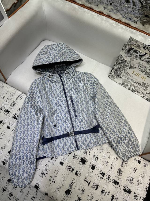 dio* 25Ss New Style Jacket Jacquard Fabric Fashionable And Versatile Solid Co