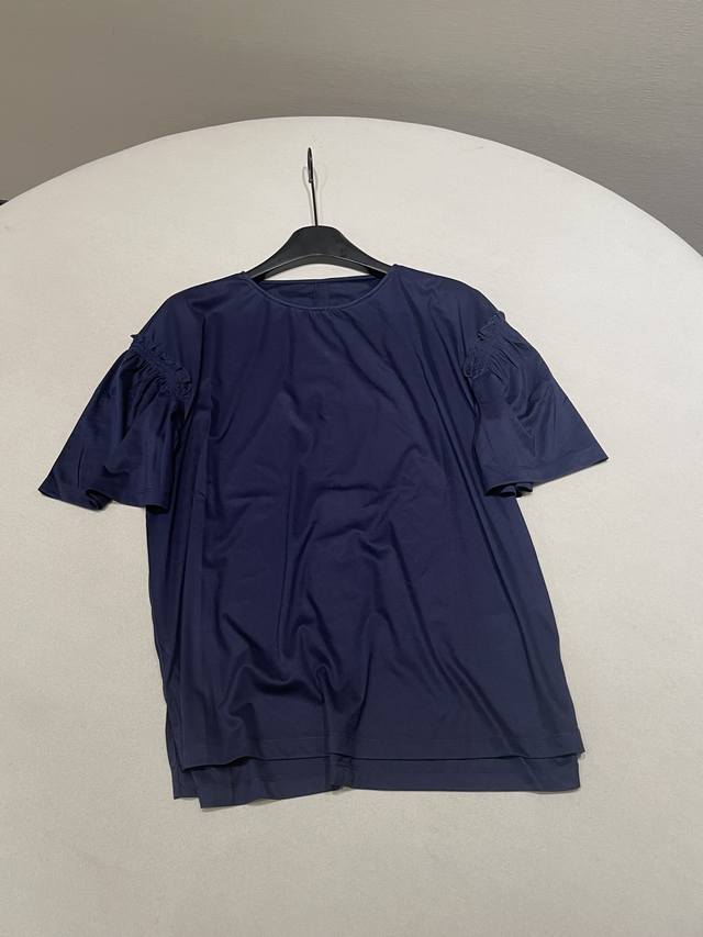 Size Sm 23 Zone Lotus Leaf Sleeve Cotton Short Sleeve T-Shirt The Unique Lotus L