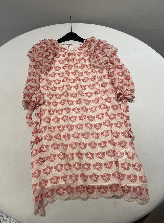Size Sml Chloe 25 New Puff Sleeve Printed Silk Dress When You Put It On, It's Li