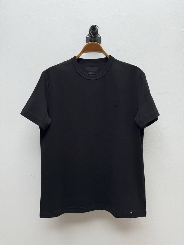 tf Logo Decorated Round Neck T-Shirt Produced By Oem Factory P Spring And Sum