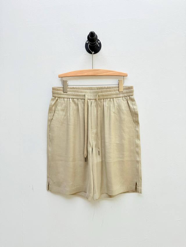 tf Logo Decorated Linen Shorts From Oem Factory P Spring And Summer New Produ