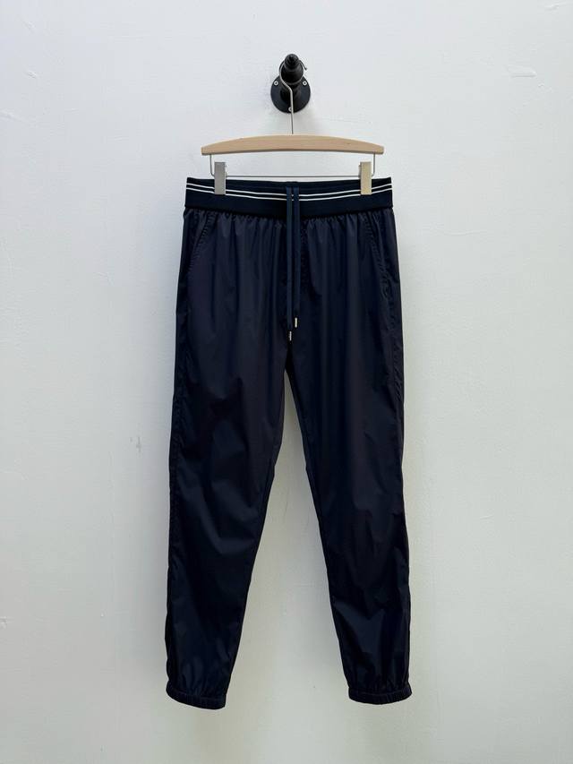 pr Re-Nylon Waistband Splicing Sports Pants Oem Factory P Produced Woven Tech