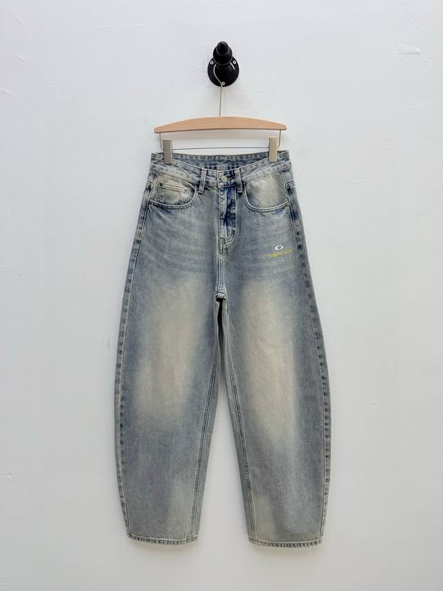 bal Washed And Distressed Scimitar Jeans From Factory P Spring And Summer New
