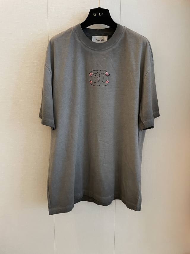 ccvintage New Short-Sleeved Shirt Heavy-Duty Washing And Distressing Process