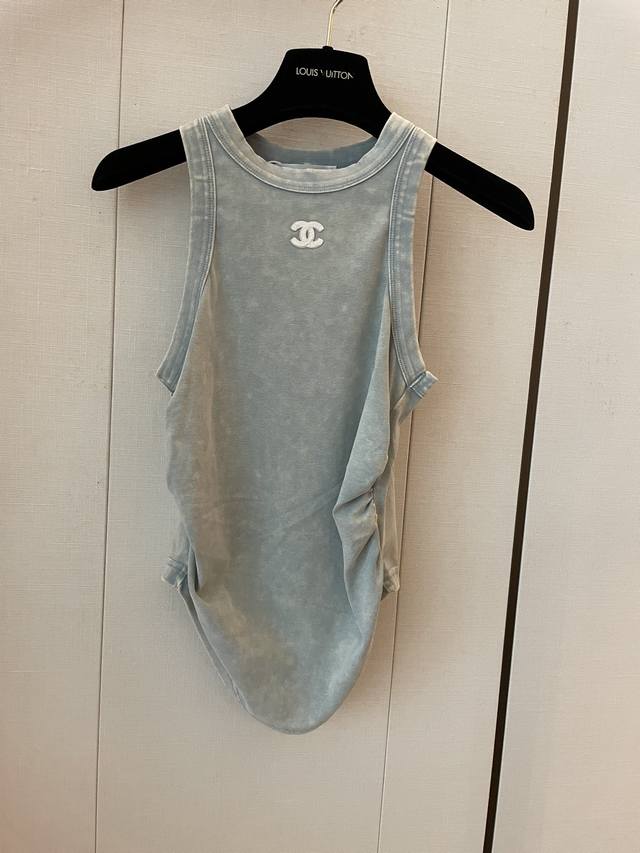 cc Vintage New Color Vest Ins Retro Hot Girls Love A Waist Side Pleat Design