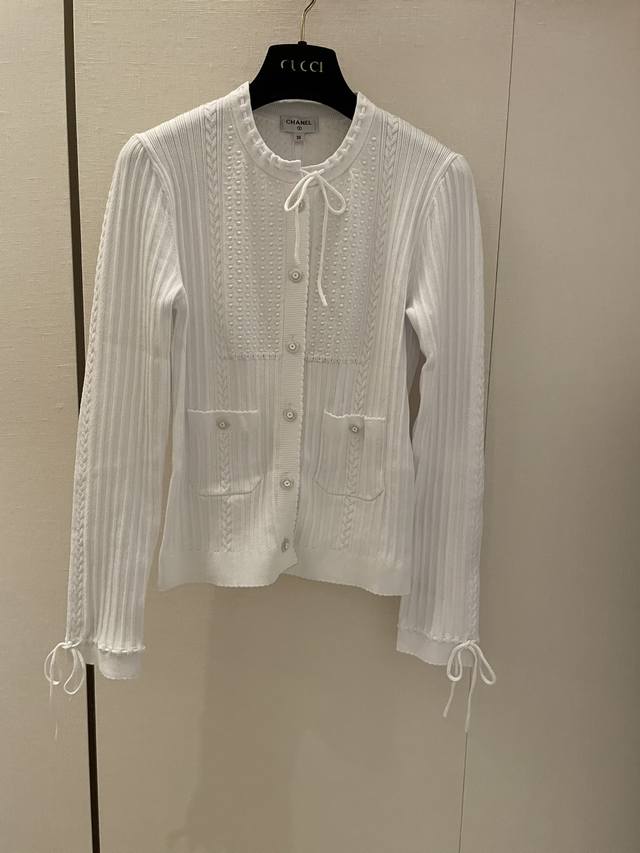 cc25Ss Resort Series New Jacquard Drawstring Knit Suit Fashionable And Online