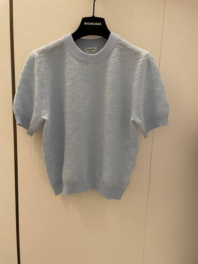cc25 Spring And Summer New Short-Sleeved Classic Round Neck Version Full Body