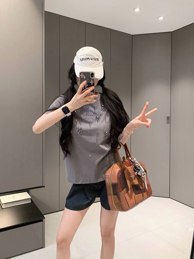 Exclusive Hot New Arrival Miumi*2025Ss Super Nice Heavy Model Purely Handmade Hi