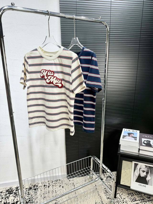 New Models On Sale 25Ss New Short-Sleeved Three-Dimensional Towel Embroidery Cra
