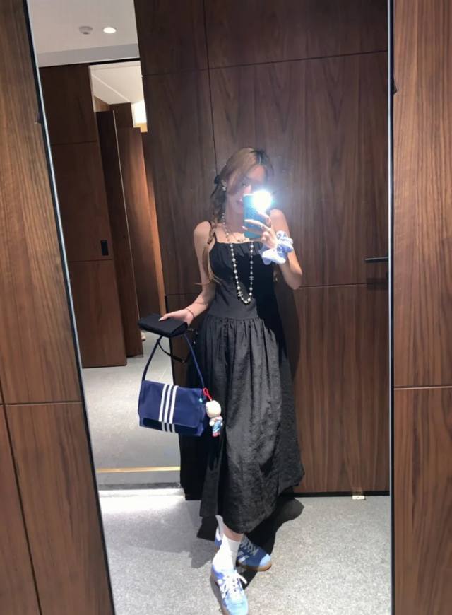 70716# Jenny Suspender Long Dress New 25Ss New Jennie Private Clothes Seaside