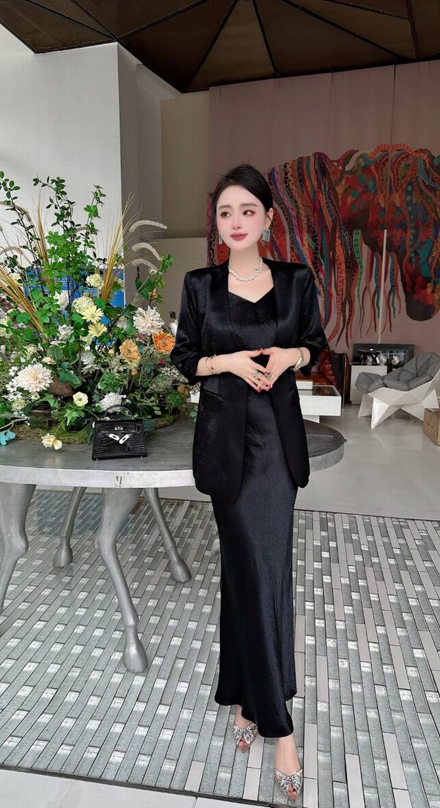 Three-Piece Suit Acetate Three-Piece Suit High-End Custom Boutique Acetate Suit