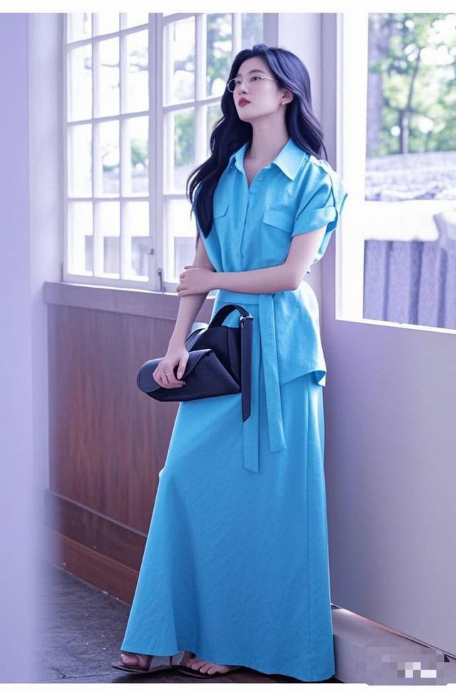 Suit Linen Two-Color Suit, Cool And Sassy, Mature And Mature, Beautiful Purple A