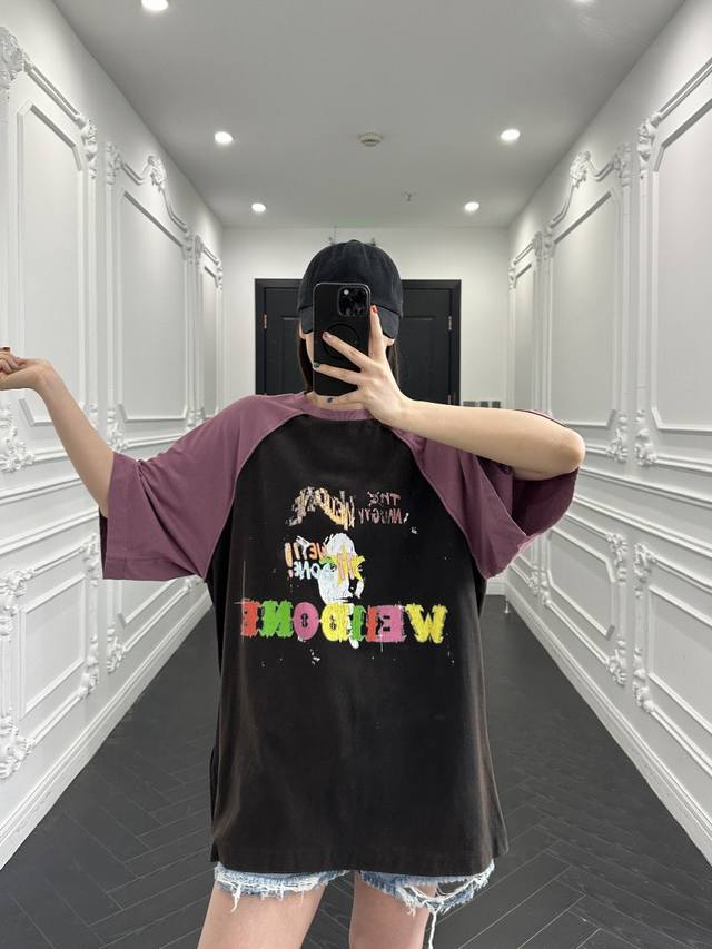 Synchronized We11Done Official Website Spring And Summer New Color Graffiti Lett