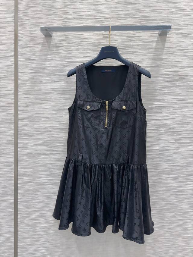 96808# Louis Vuitto* 2025Ss New Vest Dress Is Full Of High-End Feeling. The T