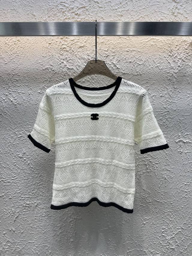 New Style No.:82644 Chane 25 Summer New Hollow Craft Knitted Short Sleeves