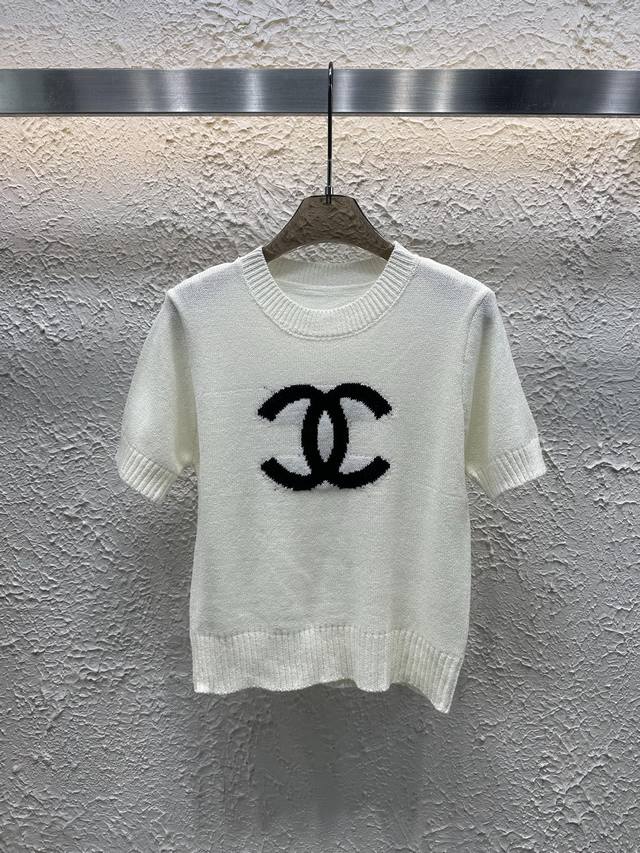 New Style No.:82643 Chane 25 Summer New Jacquard Double C Simple Knitted Short S