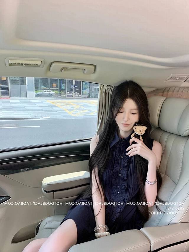 New Arrival Xiangxiangjia College Style Sleeveless Shirt Dress Female Summer Wai