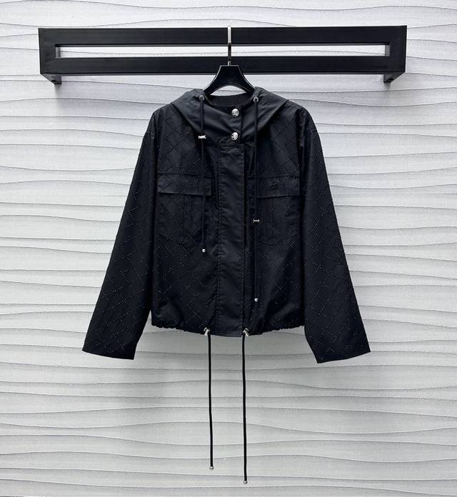chane* 2025 New Arrivals Heavy-Duty Hot-Drilled Hooded Jacket Customized Yb I