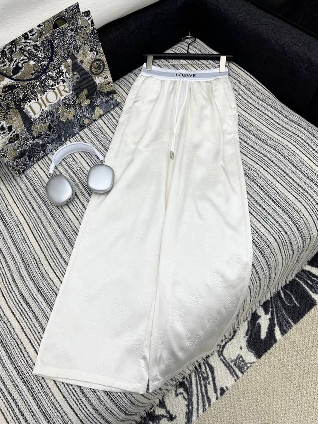 New Release 25Ss New Contrast Color Elastic Belt Casual Pants, Versatile Colors,