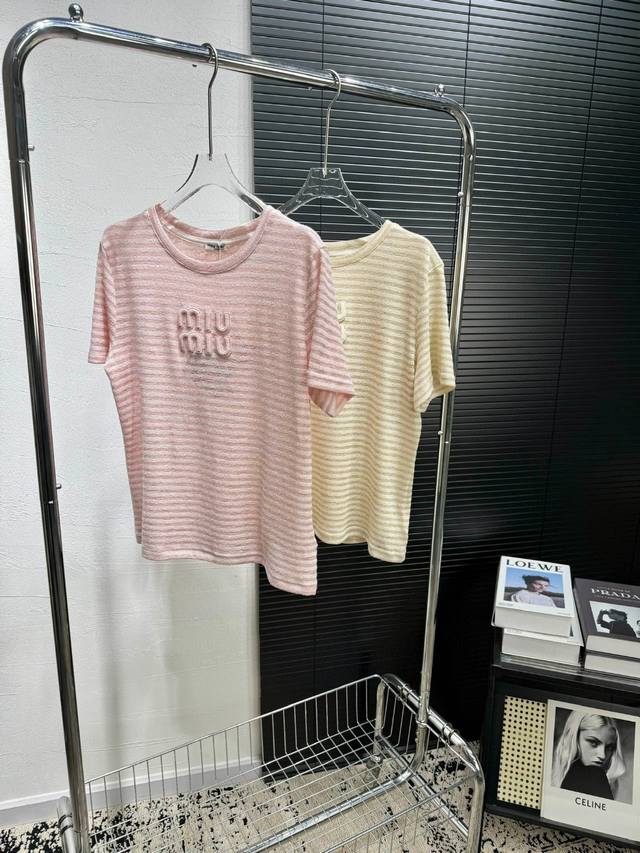 New Release 25Ss New Short-Sleeved Imported Linen Knitted Fabric Has Breathable