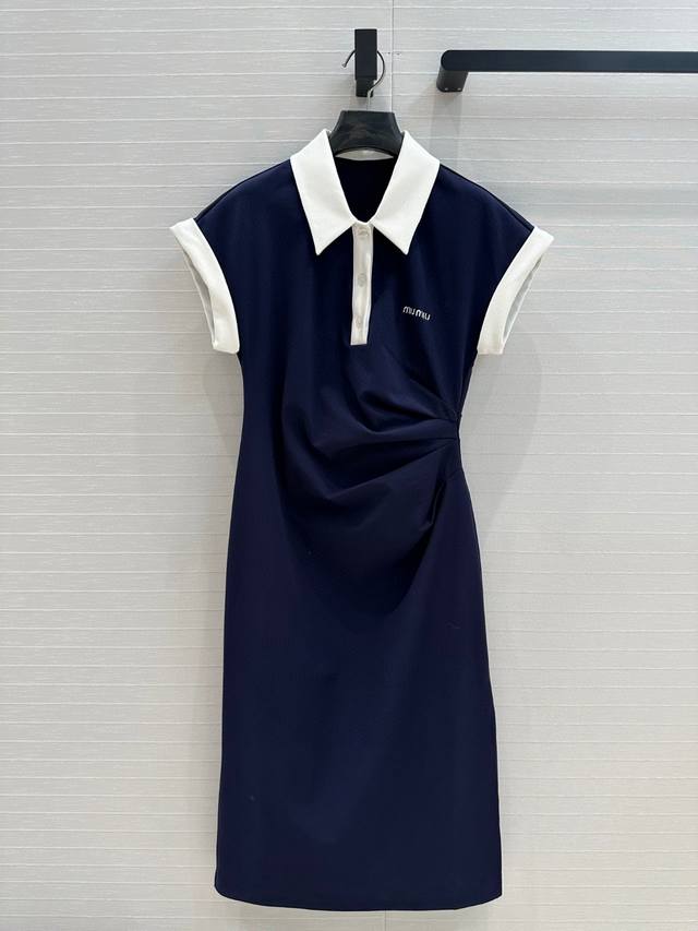 New Models On Sale 25Ss New Dresses Are Highly Recommended. Contrast Color Olo C