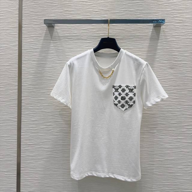 17747# Louis Vuitto*2025Ss New T-Shirt The Density Is Very High And The Feel